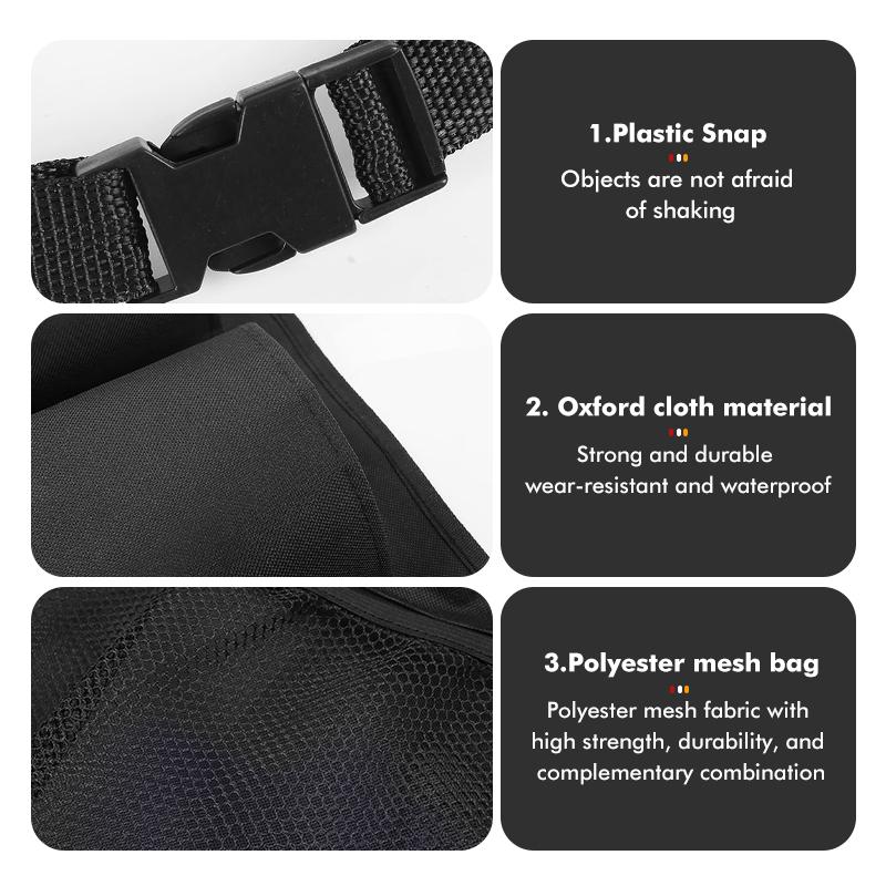Car Seat Back Hanging Organizer Multi-pocket Storage Bag For KIA Rio K5 K2 Sportage Ceed Sorento Picanto Stinger Soul NI5