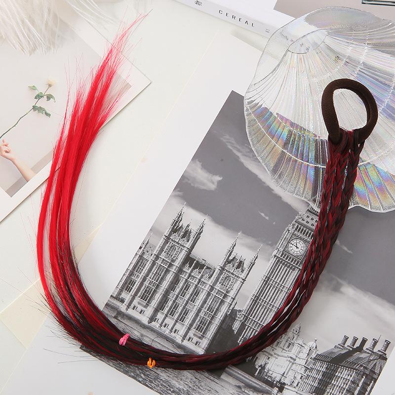 3 шт. простая детская резинка для волос резинка аксессуары для волос детский парик повязка на голову для девочек твист коса веревка головной убор детский подарок