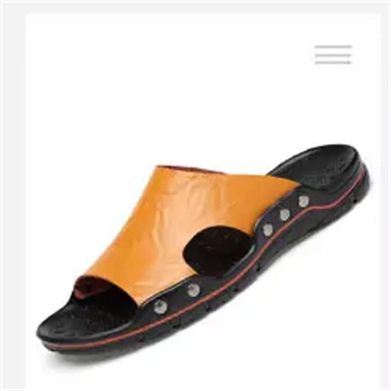 Летние мужские тапочки с мягкой подошвой, нескользящая повседневная спортивная обувь, сандалии, обувь для улицы, шлепанцы для дома и улицы, мужская обувь