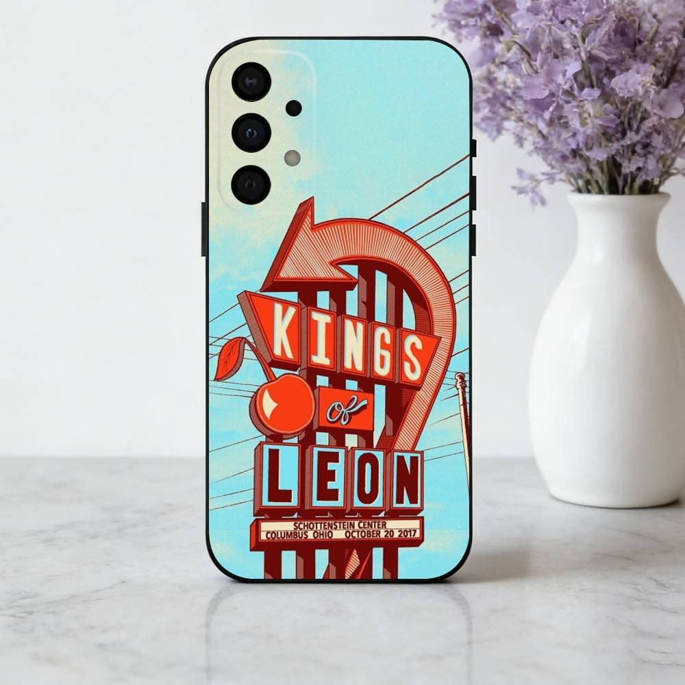 Электризующий чехол для телефона с изображением группы K-Kings of Leon Для Samsung Galaxy A73,A72,A71,A70,A53,A52,A51, Мягкий силиконовый черный чехол