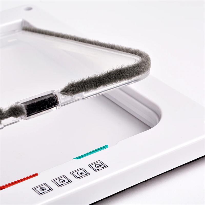 Dog Cat Flap Door with 4 Way Security Lock Flap Door for Dog Cats Kitten ABS Plastic Small Pet Gate Door Kit Cat Dogs Flap Doors