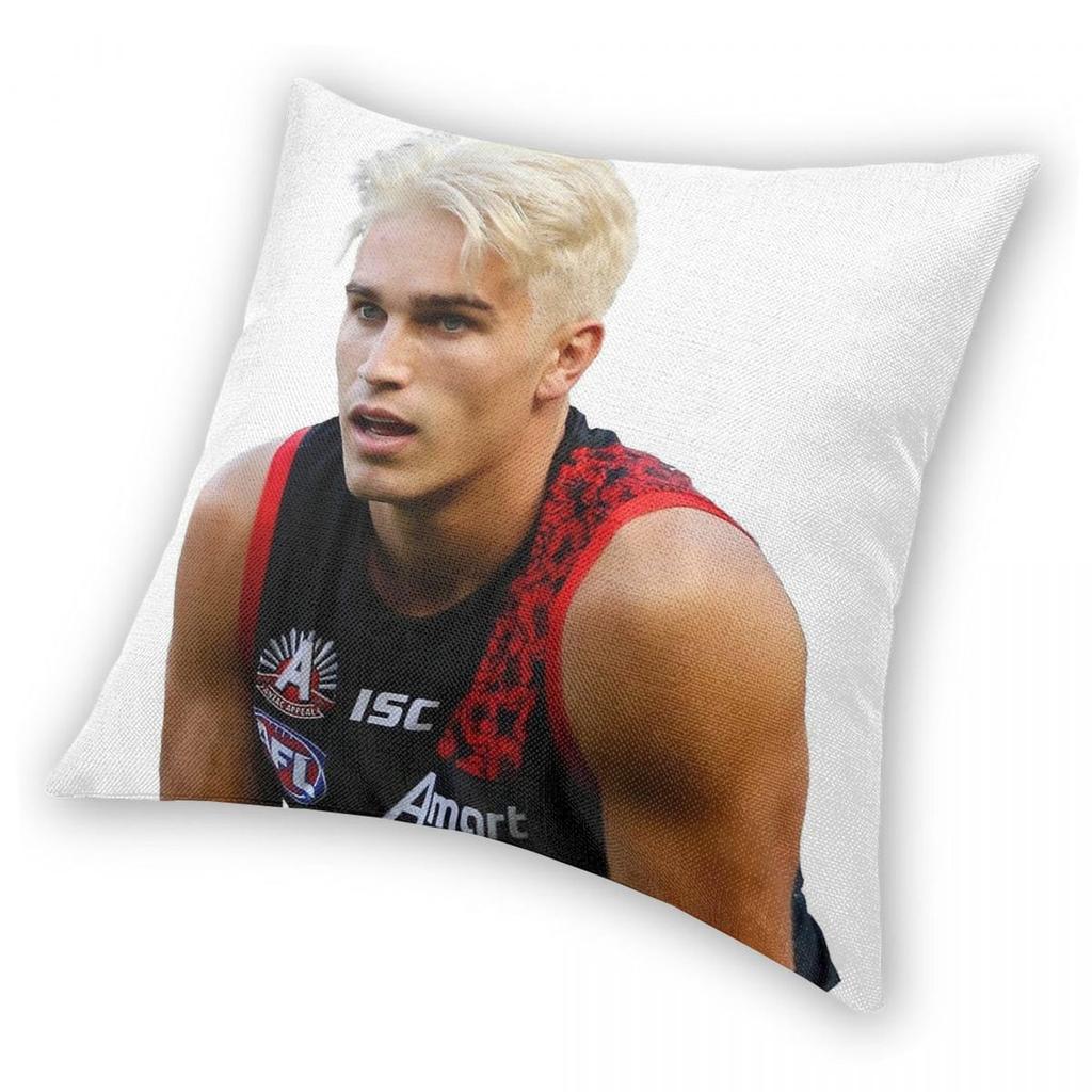 Matt Guelfi Pillowcase Polyester Linen Velvet Creative Zip Decorative Home Cushion Cover 45X45