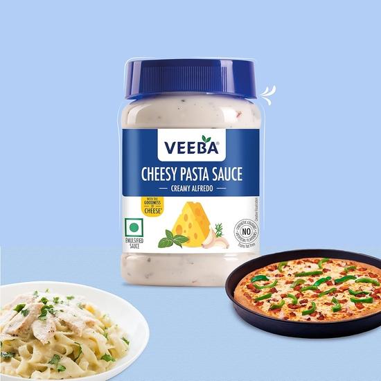 Заправка для пасты Veeba White, 250 г и соус для пиццы Veeba Pasta, 280 г