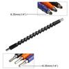 105 Degree 1/4 Inch Right Angle Drill Adapter and Flexible Drill Bit Extension for Soft Shaft Flexible Screwdriver Fine Finish