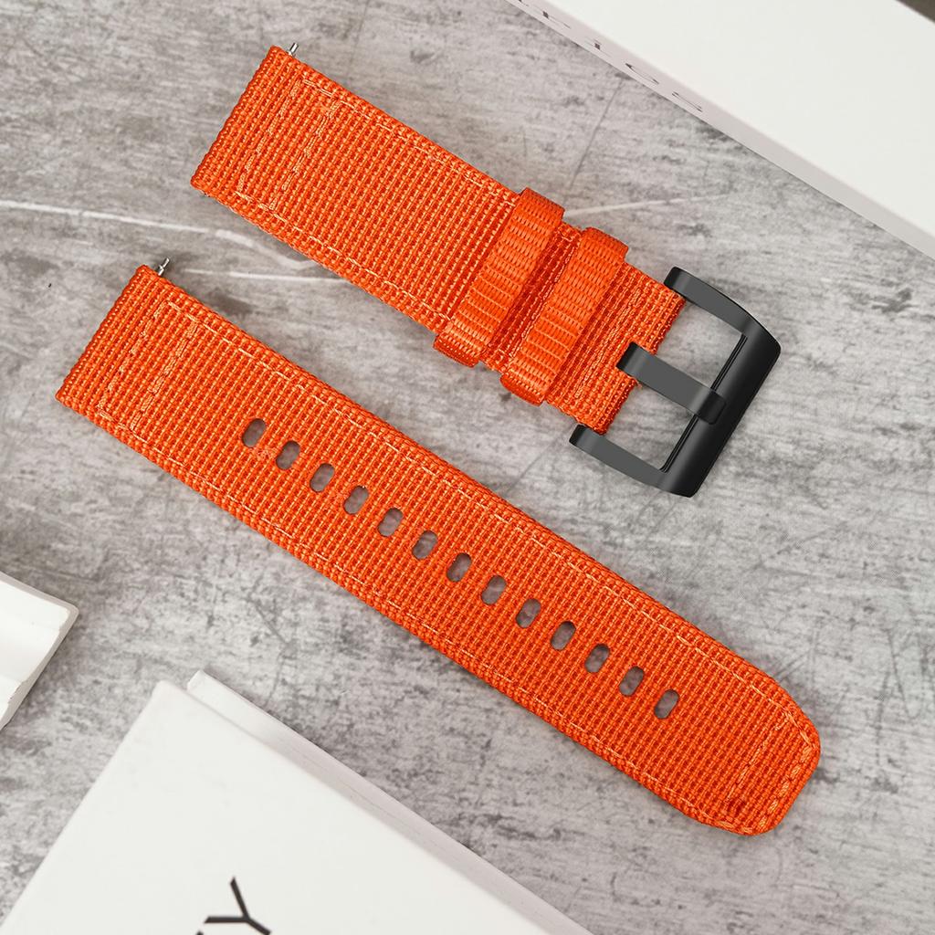 20mm Replacement Strap for Samsung Galaxy Watch7 44mm/40mm/FE 40mm/Watch6 40mm/44mm Nylon Braided Watch Band