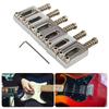 6Pcs Zinc Alloy Bridge Saddles Replacement Tremolo Bridge Saddles Roller Bridge Saddles for Electric Guitar Part