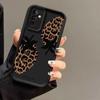Phone Case For Samsung Galaxy S25 Ultra S24 S23 FE S22 Plus A16 A54 A55 A35 A34 A33 A32 A15 A14 A13 A52 Strawberry Leopard Print Fashion Back Cover