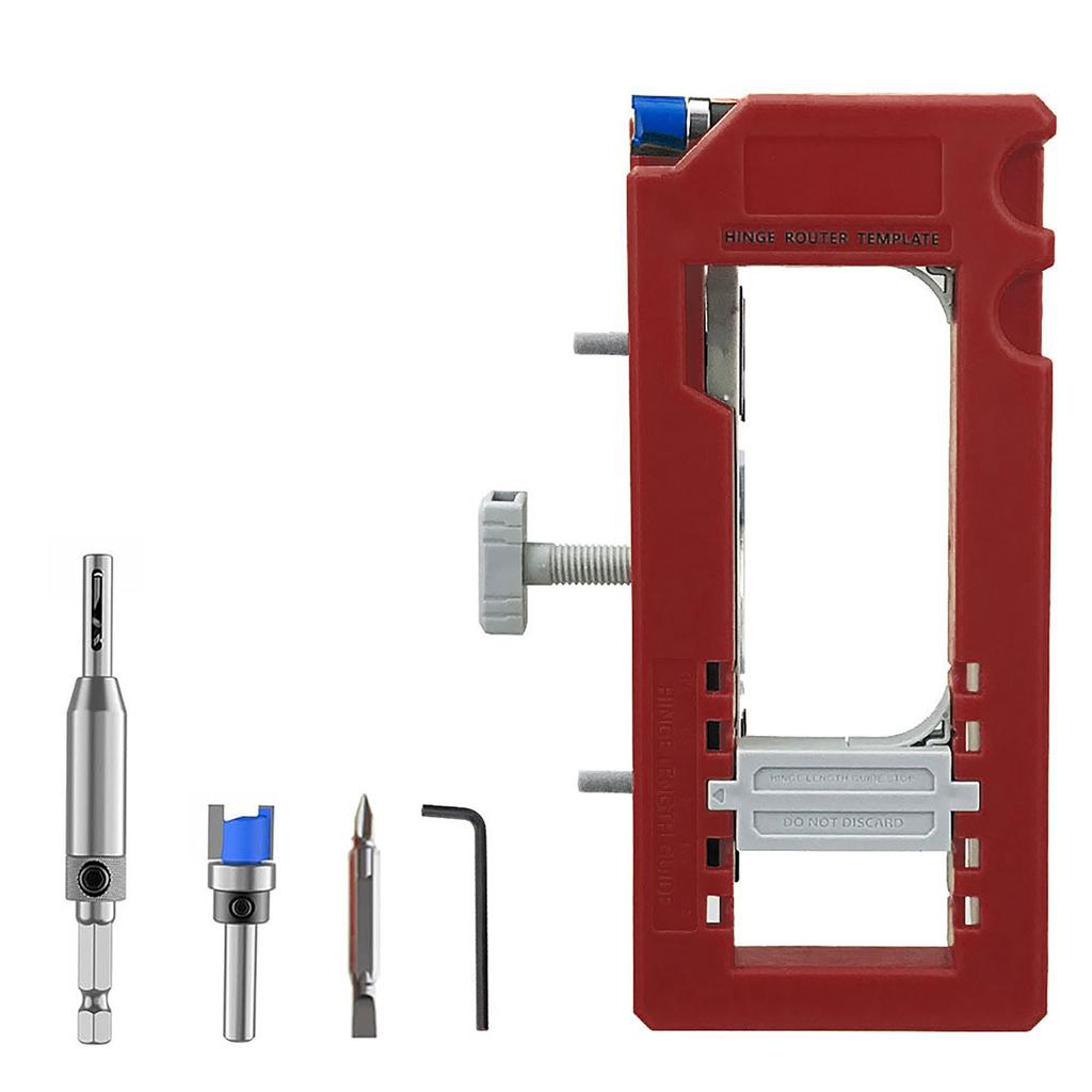 Набор для установки петель и направляющая для сверления отверстий под дверной замок, инструмент для деревообработки