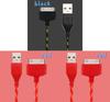 Кабель данных Apple Lightning для быстрой зарядки с плетеным покрытием для iPhone и мобильных устройств