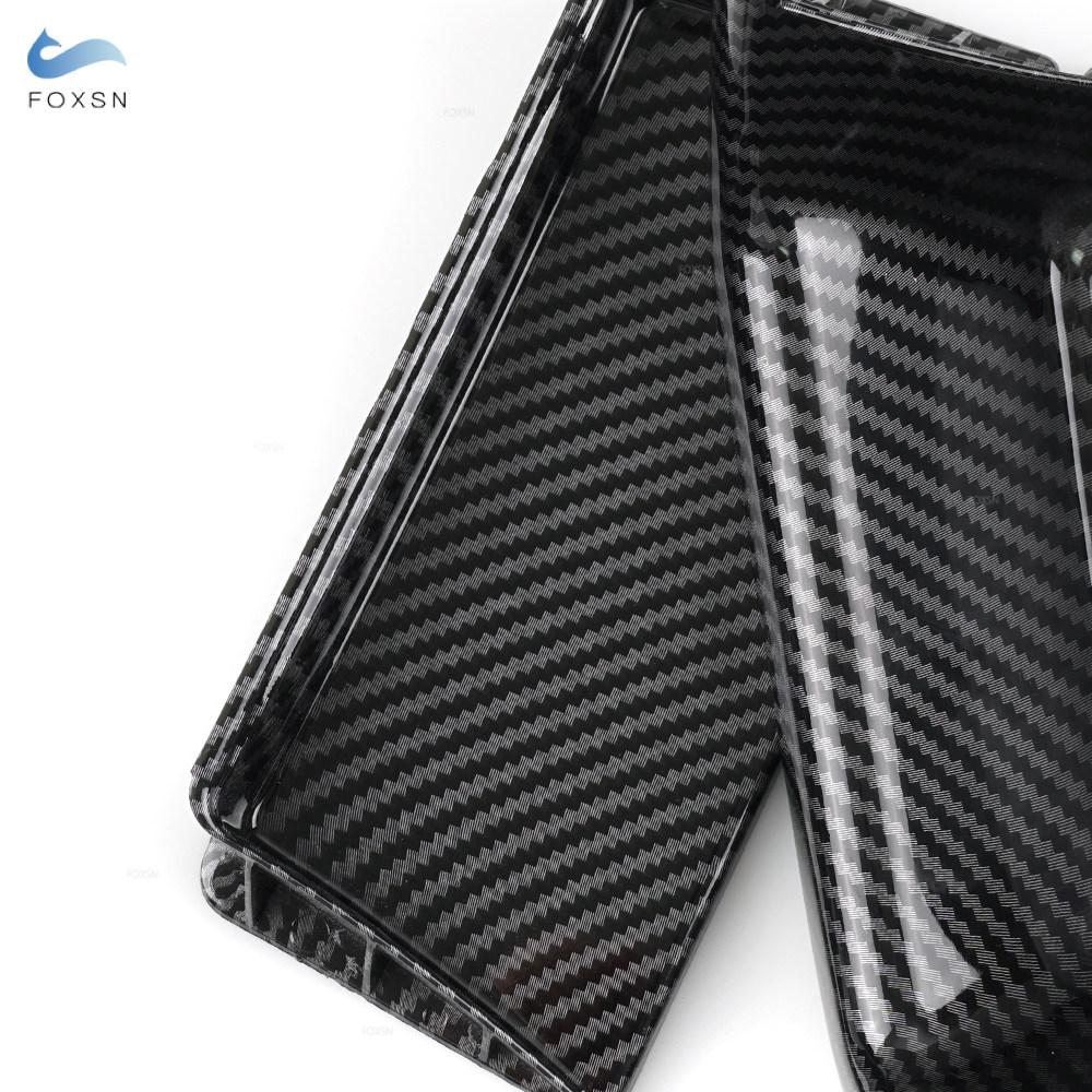 For BMW X3 X4 F25 F26 2010 2011 2012 2013 2014 2015 2016 2017 Carbon Texture Car Interior Door Pull Handle Panel Trim