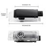BCGRR1 New For BMW M X3 X5 X6  2pcs Car Logo Led Door Light Projector Lamp For BMW 50th M E46 E90 E49 F30 F80 E36 E46 E93 E92 F34 F31 G