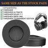 SOULWIT Cooling Gel Pad Ear Pad Ear Cushion for Razer Thresher Edition Gaming Headset Replacement Pad Cooling Pad Noise Isolation Foam Black