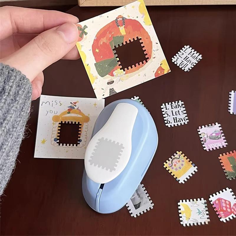 Paper Punch And Embossing Tool, Stamp Manual Embossing Decorative Puncher, Suitable For Scrapbooking, Journals, Card Making