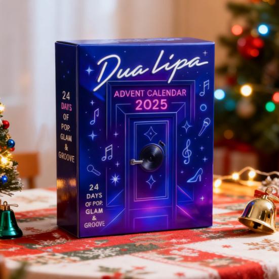 Календарь Адвента 2025 24 дня Акриловое украшение с музыкальными темами Рождественский декор для отсчета дней для елки и фанатов Праздничный коллекционный предмет