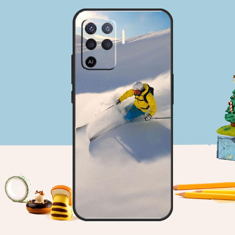 Чехол для лыж, снега, сноуборда для Oppo A54 A74 A94 A80 A60 A40 A18 A38 A58 A78 A98 A96 A76 A16 A15 A17 A57 A5 A6 Pro