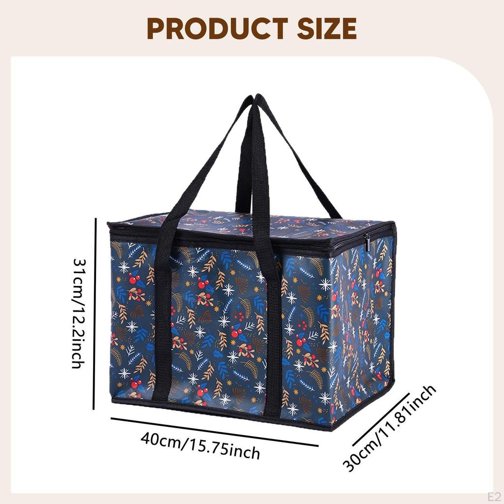 Insulated Delivery Bag Grocery Tote Professional Catering Transportation Portable Thermal