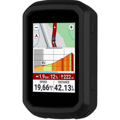 Чехол для Garmin Edge 550 / Edge 850 - Мягкий силиконовый защитный чехол-футляр Phonillico® Черный