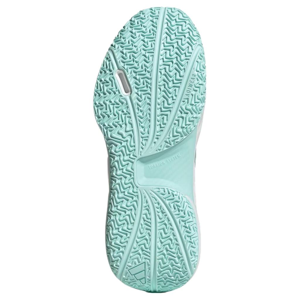 Adidas Xenoburst Versatile Comfortable Fabric Breathable Rebound Low-Top Basketball Shoes Unisex Sneakers Mint-Green JR4379