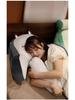 Ice Bean Headboard Cushion: Soft Backrest Pillow and Sofa Lumbar Support for Girls' Dormitory
