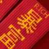 Soft Chinese Character Socks Creative Blessing Words Sock Bring Wealth Red Socks  Lunar New Year