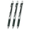 Шариковая ручка Pentel Гелевые чернила Тип нажимной EnerGel 0,5 мм BLN75ZA3AMZ Черный 3 штуки