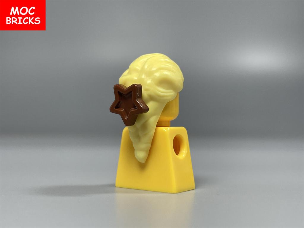 MOC Блоки Женская Девочка Хвост Волосы Аксессуары Бант Собранные Частицы Строительные Кирпичики Детские Игрушки Пластиковый Материал Куклы