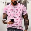 Halloween T Shirt Men's Casual Round Neck Blood Splatter Pattern Tops Horror Bloody Printed Short Sleeve Tops