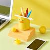 Home/Office Supplies Desktop Storage Box Student Stationery Pencil Case Yellow Duck Pen Holder