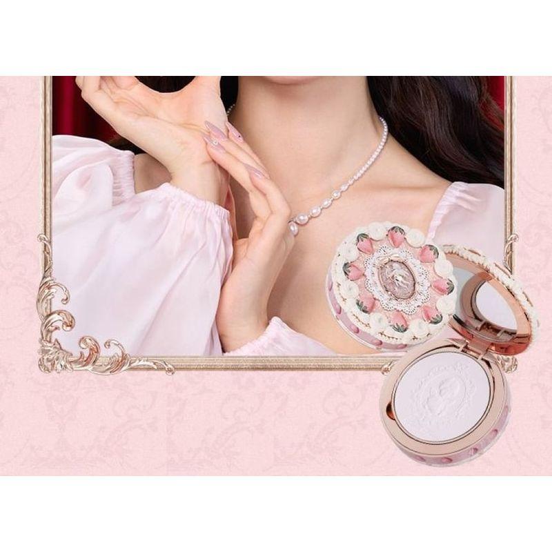 Flower Knows - Прессованная пудра "Клубничный Купидон" - 01 Мягкий лавандовый