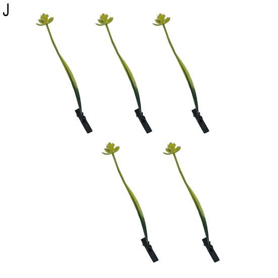 5 шт. женские заколки для волос 3D цветочный декор противоскользящий дизайн шпильки для волос DIY обруч для волос легкие аксессуары для волос