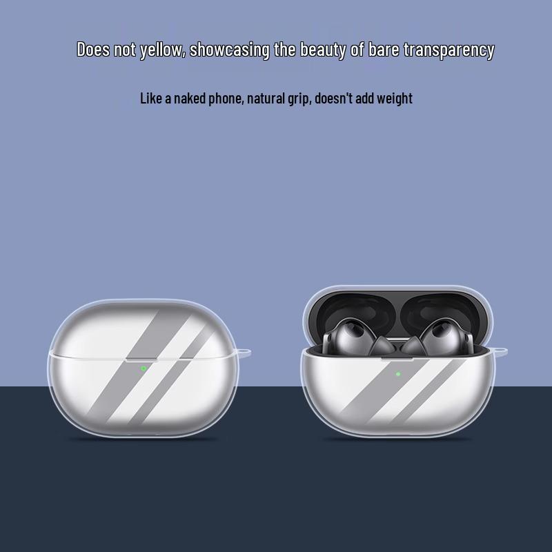 Compatible with Huawei FreeBuds Pro 3 & Pro 5: High-End Transparent Drop-Proof Protective Earphone Case