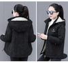 2024 Женская зимняя теплая хлопковая куртка с капюшоном для женщин среднего и пожилого возраста