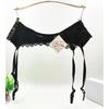 Women's Sexy Lingerie Plus Size Lace Garter Strap Transparent Lingerie Adjustable Double Breasted Belt Stockings Panties