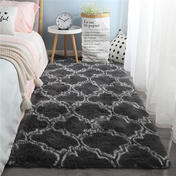 Fluffy Large Carpet Modern Living Room Long Hairy Lounge Carpet Fluffy Plush Rugs Bedside Rugs Children's Bed Down Foot Mats