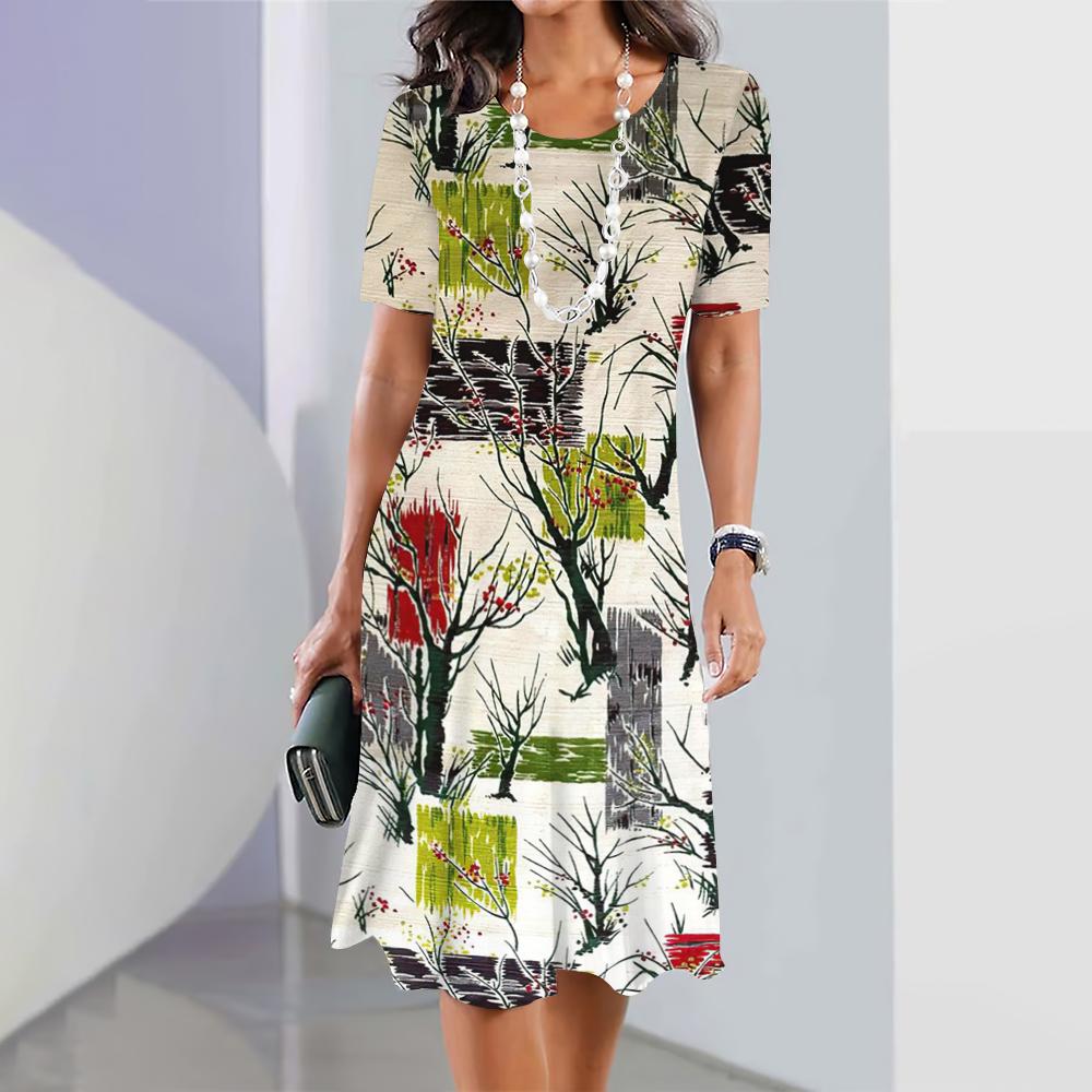 Женские элегантные платья летнее платье средней длины