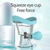 1 шт., экструзионные силиконовые чашки для мытья глаз, очиститель для глаз, компактные чашки для мытья глаз