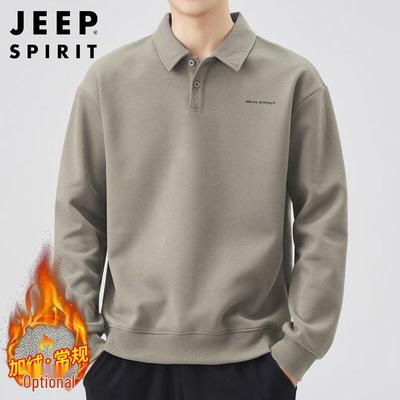 Мужская толстовка-поло с длинным рукавом JEEP SPIRIT