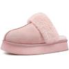 Fashion Kidmi Women's Fuzzy Platform Slippers with Fluffy Memory Foam News Thick-soled Soft Comfortable Winter Women Slippers Home Shoes