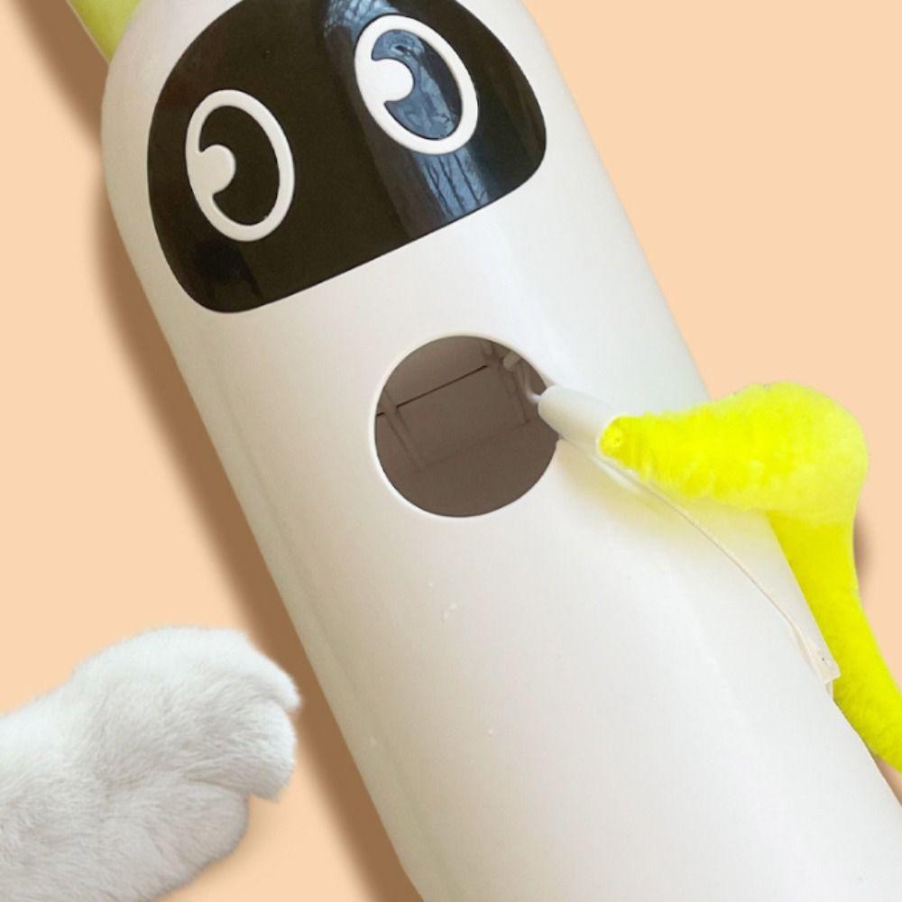 Automatic Interactive Cat Toy Fluffy Teaser Intelligent Sensing Cat Toy for Cats and Dogs