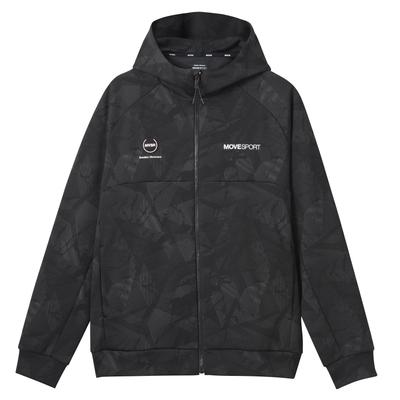 Толстовка Descente на молнии Cover SHIELD с принтом по всей поверхности MVSP Ветрозащитная Сохранение тепла Эластичная Влагоотводящая Тренировочная 2L [Move Sports] (и то и другое