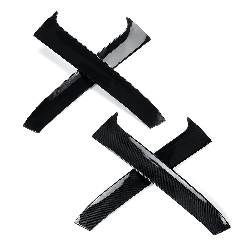 ПАРА Боковой сплиттер заднего окна, глянцево-черный/под карбоновое волокно, комплект кузова для VW Golf 7 R Variant Wagen 2014 2015 2016 2017