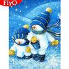 Diamond Painting Snowman Needlework Handicraft Diamond Embroidery Cartoon Pictures Of Rhinestones Christmas Decoration