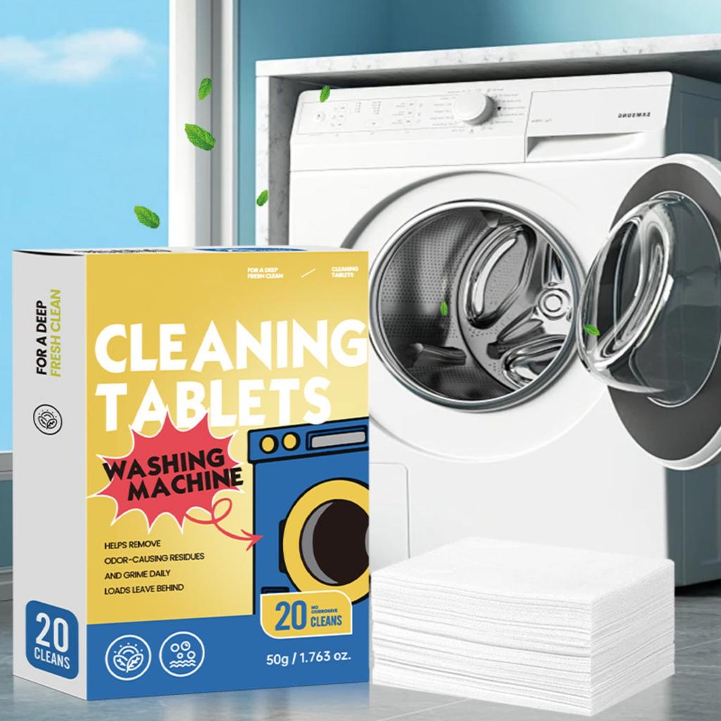 Таблетки для чистки стиральных машин Полностью автоматическая дезинфекция и стерилизация Таблетки для чистки Бытовая стиральная машина Глубокое удаление пятен