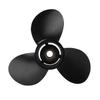 Outboard Propeller 3 Blades 10 1 4in Diameter 14 Tooth Aluminium Alloy Replacement for Johnson 15‑35HP