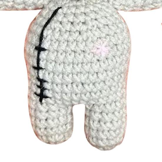 Funny Positive Voodoo Doll Inspirational Handmade Crochet Doll Gifts Emotional Support Stuffed Plush Doll with Card for Friend Coworker Sister