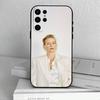 Немецкая актриса Сандра Хюллер Чехол для телефона для Samsung S25, S24, S21, S22, S23, S30, Ultra, S20, Plus, Другие Мягкий Черный Чехол