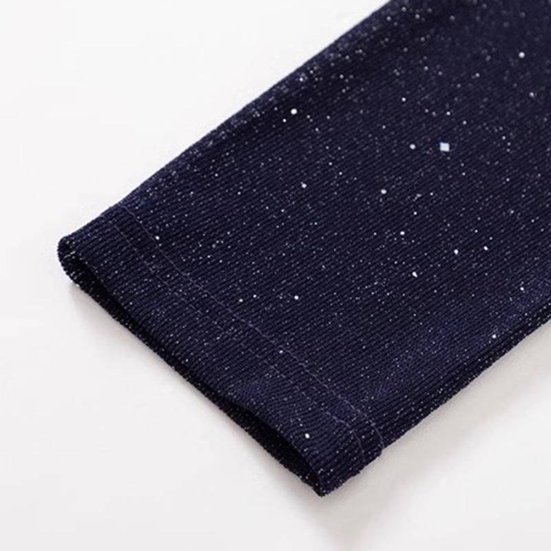 Spring and Autumn Women's Half High Neck Bottom Shirt Inner Mesh Top