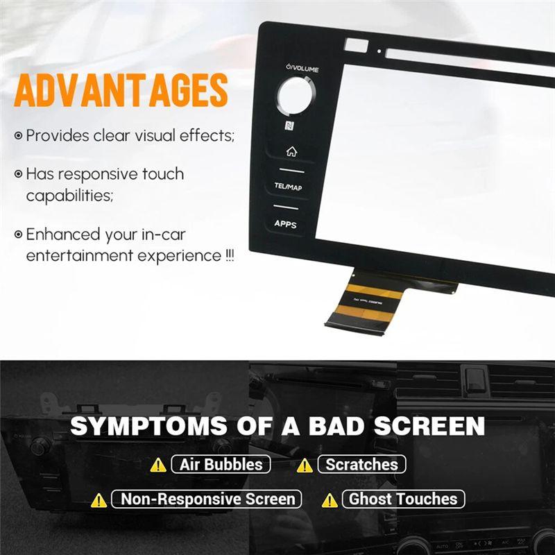 AASS-86431-AL62A 86431-AL66A Car LCD Touch Screen Digitizer Replacement For Subaru Legacy & Outback Radio 2018-2019