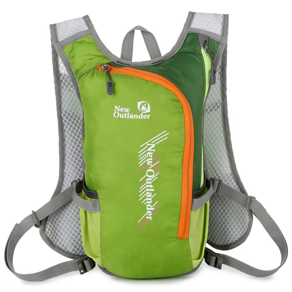 Breathable Hydration Backpack Nylon Reflective Water Bladder Backpack for Hiking Running Cycling
