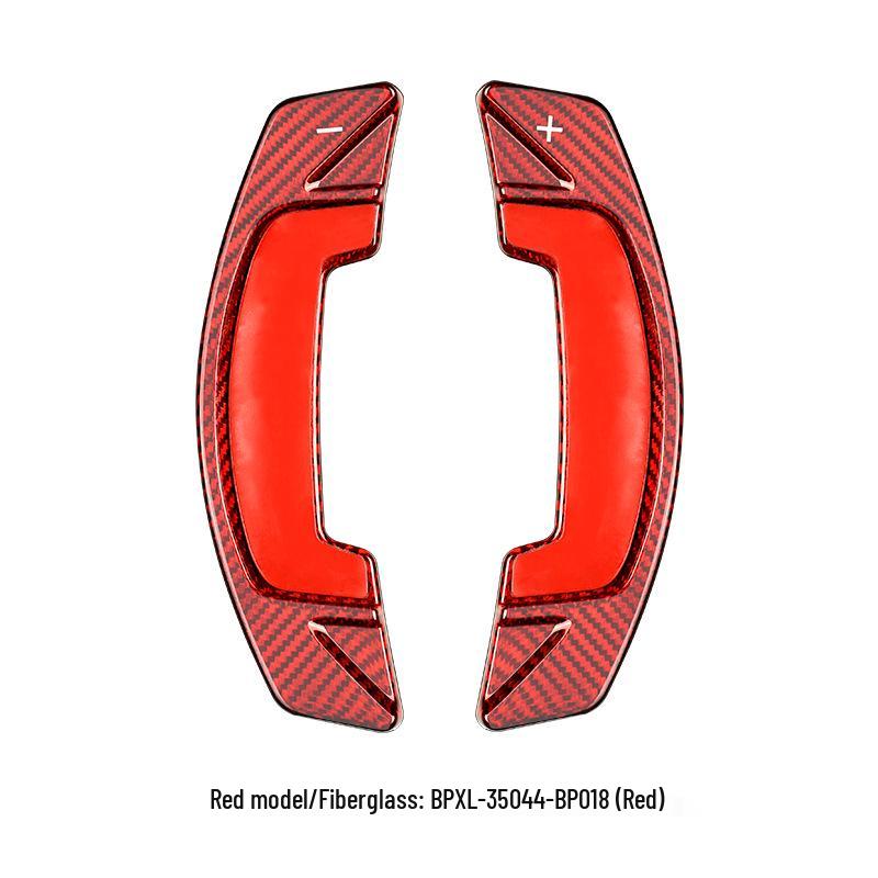 Real Carbon Fiber Steering Wheel Paddle Shifters for Land Rover Range Rover, Evoque, Discovery, and Velar